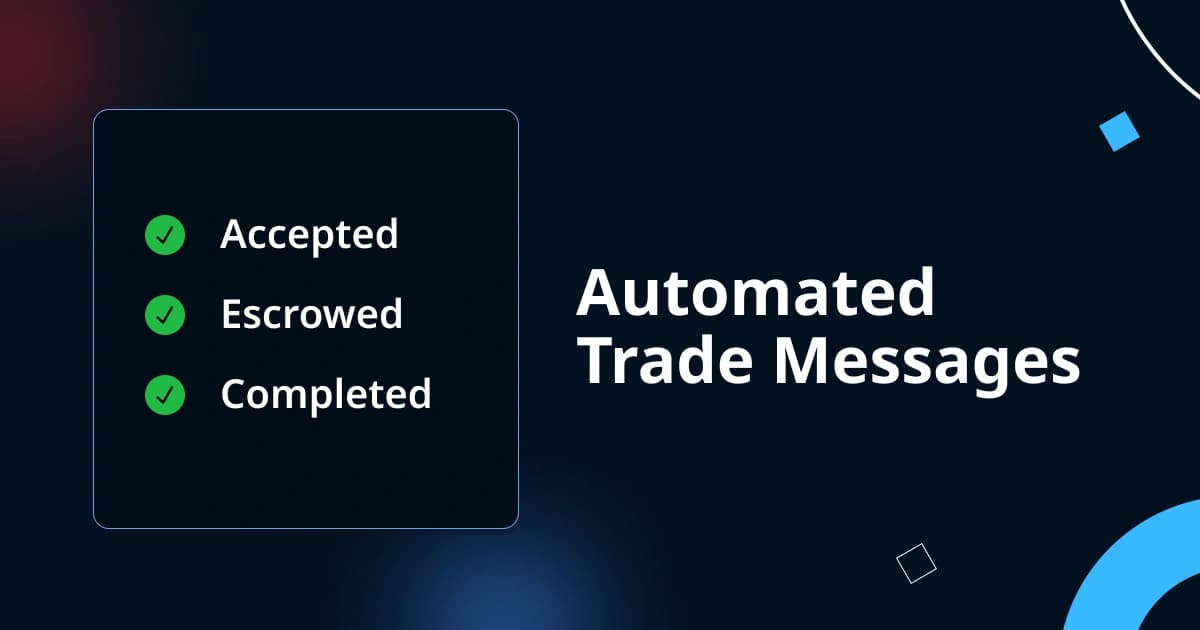 Automated Trade Messages