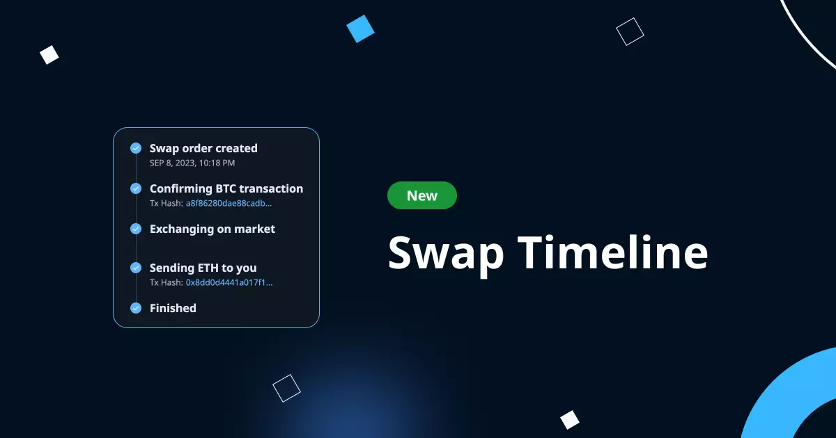 Timeline view in Swaps