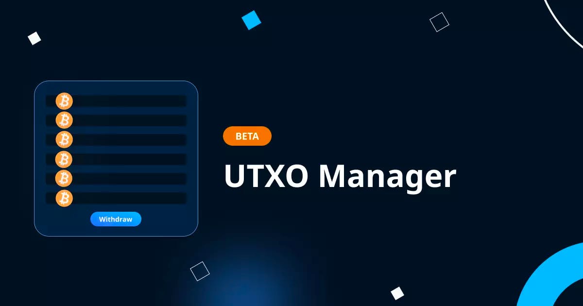 Manage trade UTXOs with ease